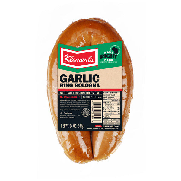 Klement's Garlic Ring Bologna