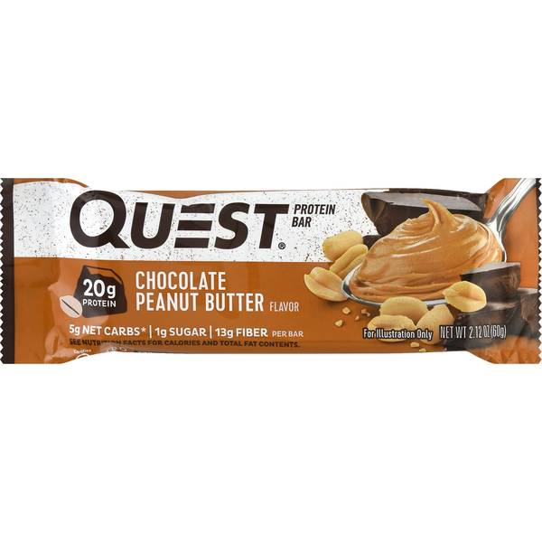 Quest Protein Bar, Chocolate Peanut Butter Flavor
