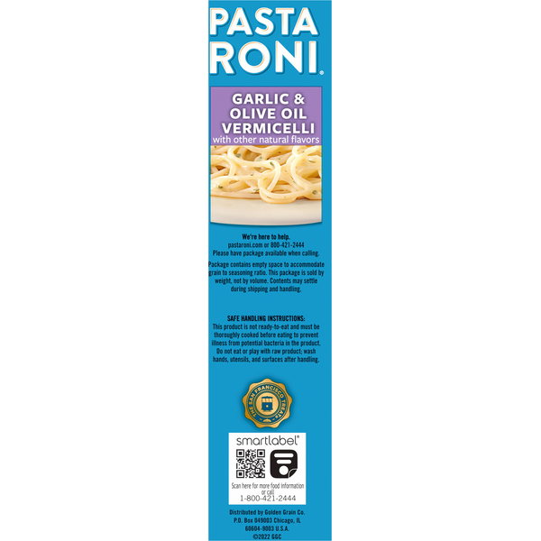 Pasta Roni Vermicelli, Garlic & Olive Oil