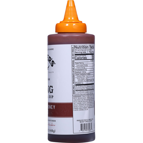 Kinder's Sticky Honey BBQ Wing Sauce & Dip