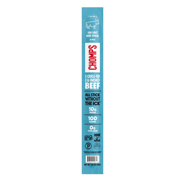 Chomps Grass-Fed Sea Salt Beef Stick