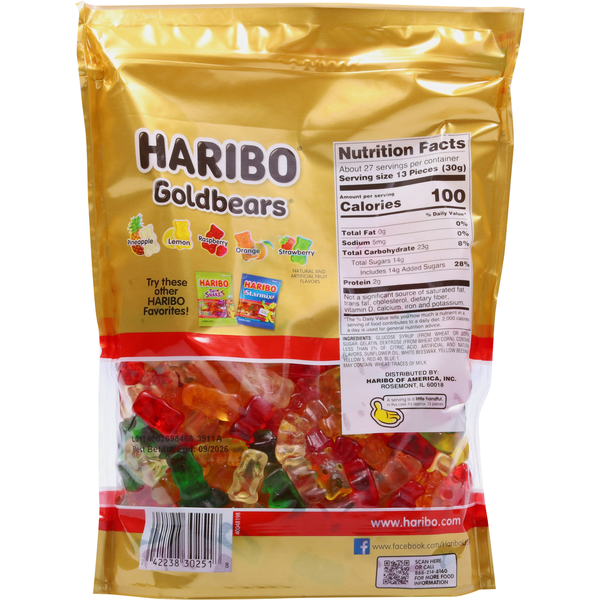 HARIBO Gummi Candy Party Size