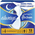 Always Infinity FlexFoam Pads for Women Size 4 Ove...
️