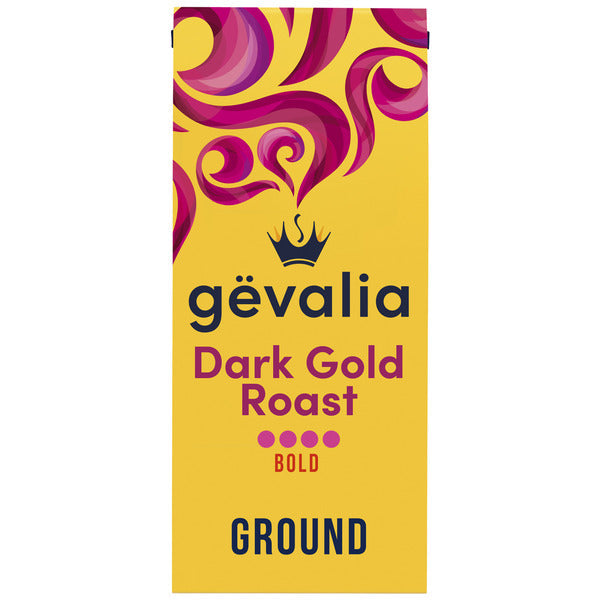 Gevalia Dark Gold Roast Bold Dark Roast Ground Coffee
