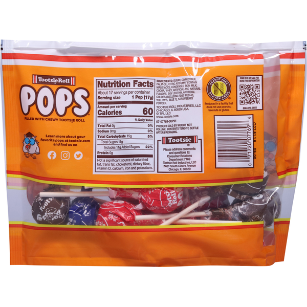 Tootsie Roll Assorted Flavors Pops