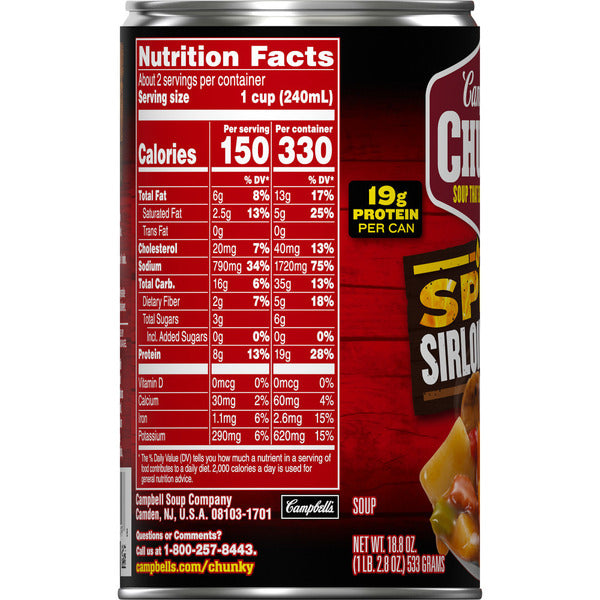 Campbell's Spicy Sirloin Burger Soup