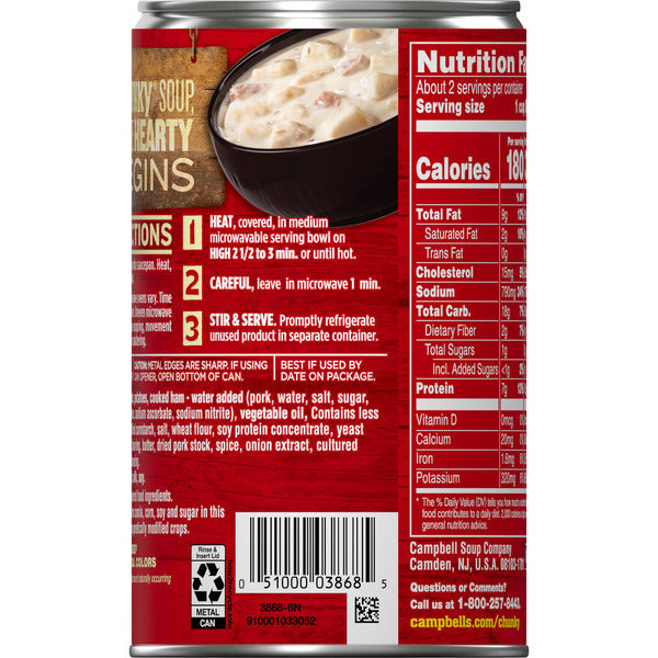 Campbell's Old Fashioned Potato Ham Chowder