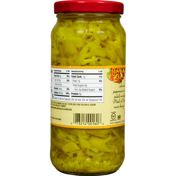 Mezzetta Sliced Golden Greek Peperoncini