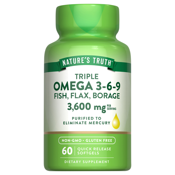 Nature's Truth Omega Three-Six-Nine Softgels