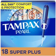 TAMPAX Pearl Tampons with LeakGuard Braid, Super P...
️