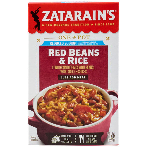 Zatarain's Reduced Sodium Red Beans & Rice Mix