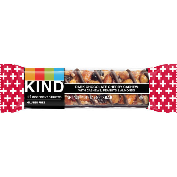 KIND Nut Bars, Dark Chocolate Cherry Cashew, 1.4 oz, 1 Count