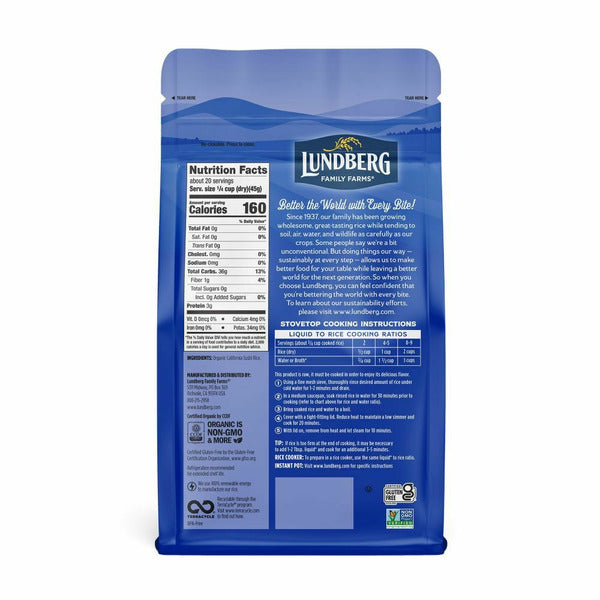 Lundberg Family Farms Organic California Sushi Rice