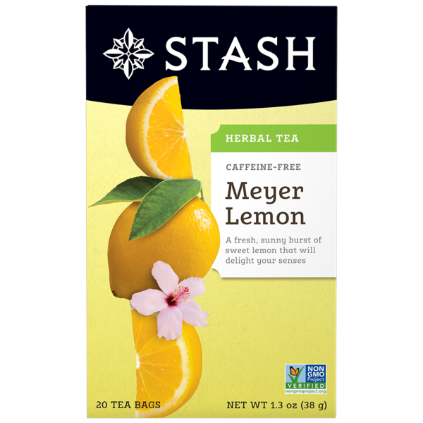 Stash Meyer Lemon Herbal Tea, Caffeine Free