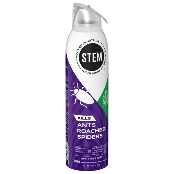Stem Kills Ants, Roaches and Spiders Bug Spray, plant-based active ingredient