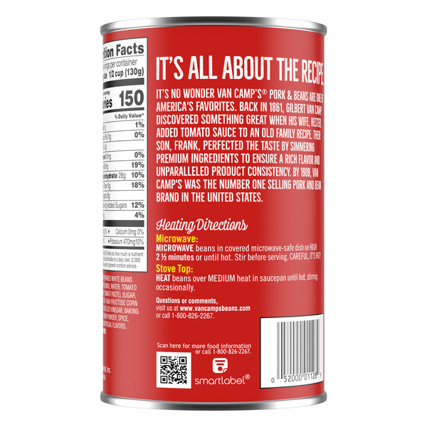 Van Camp’s Pork and Beans Canned Beans
