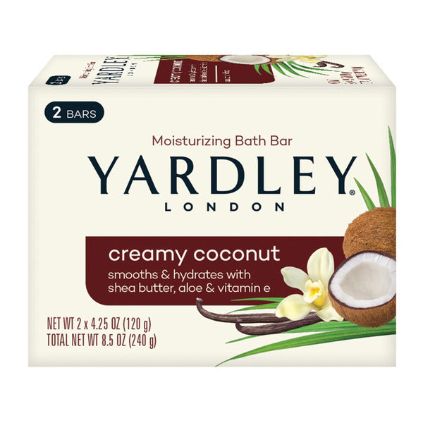 Yardley London Creamy Coconut Moisturizing Bath Bar
