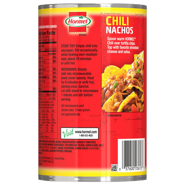 Hormel Chili with Beans, 38 OZ