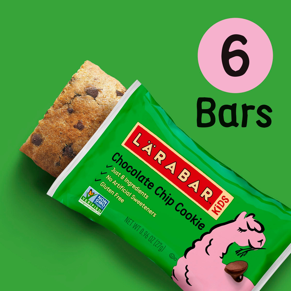 LÄRABAR Kids Bakes Chocolate Chip Cookie Bars