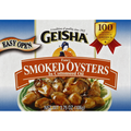 Geisha Fancy Smoked Oysters in Cottonseed Oil