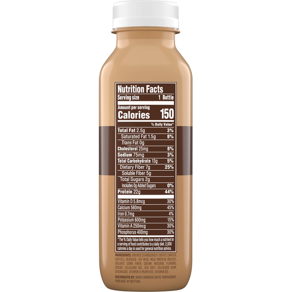 Starbucks Coffee & Protein Cafe Mocha Iced Coffee Bottle