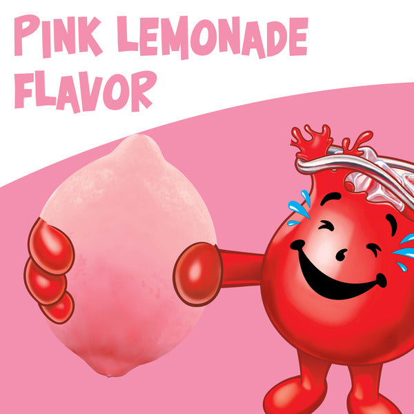 Kool-Aid Unsweetened Pink Lemonade Naturally Flavored Powdered Soft Drink Mix