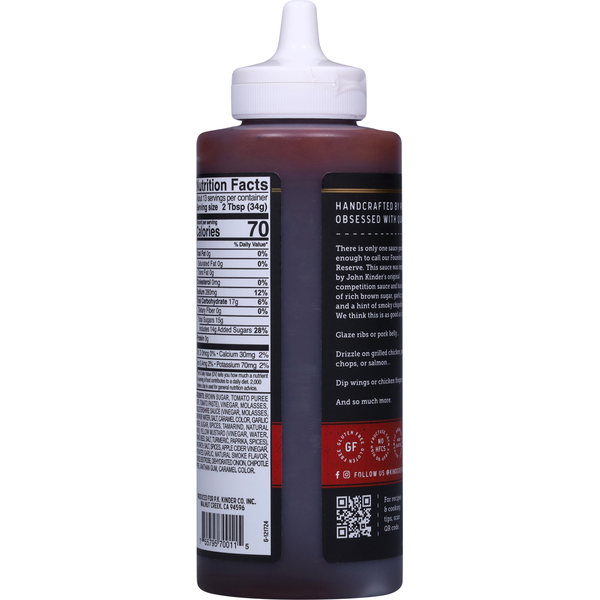 Kinder's Founder's Reserve BBQ Sauce