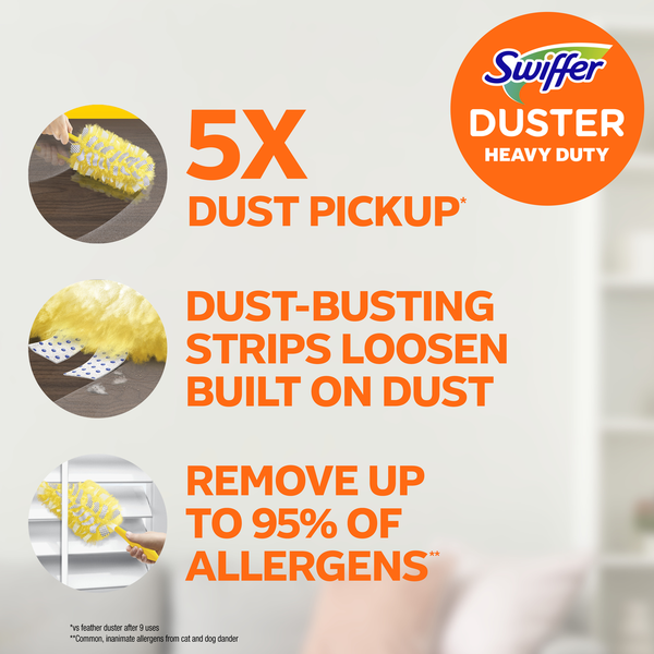 Swiffer Dusters Heavy Duty Duster Refills, Unscented