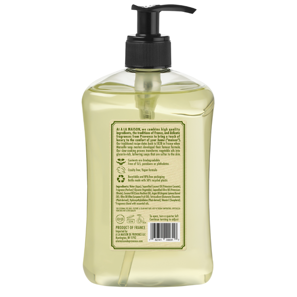 A La Maison de Provence Rosemary Mint Liquid Hand Soap