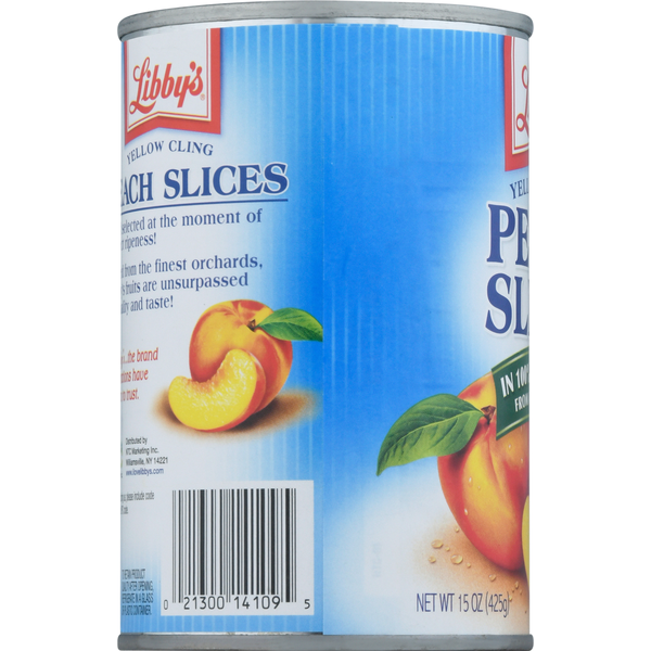 Libby's Peach Slices, Yellow Cling