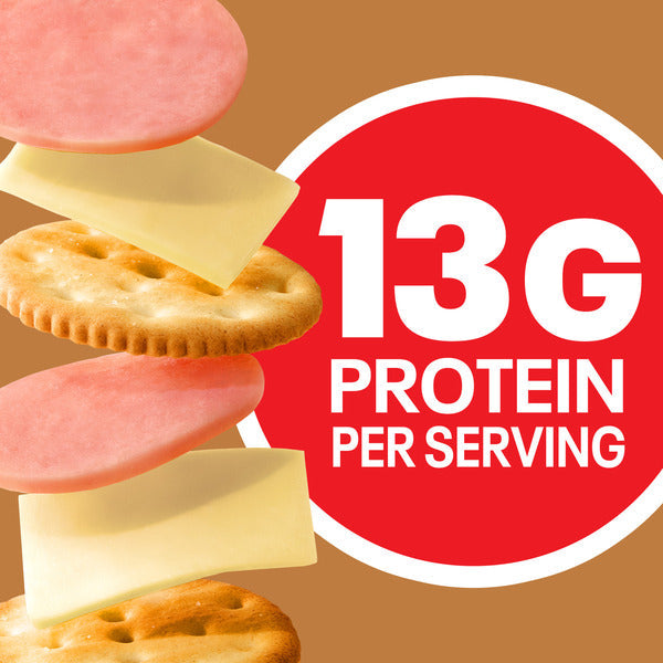 Lunchables Ham & Swiss Cheese with Crackers Kids Lunch Snack Kit