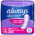 Always Discreet Bladder Leak Liner Long, Absorbency 2