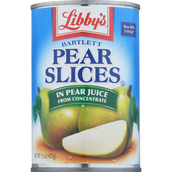 Libby's Pear Slices, in Pear Juice, Bartlett