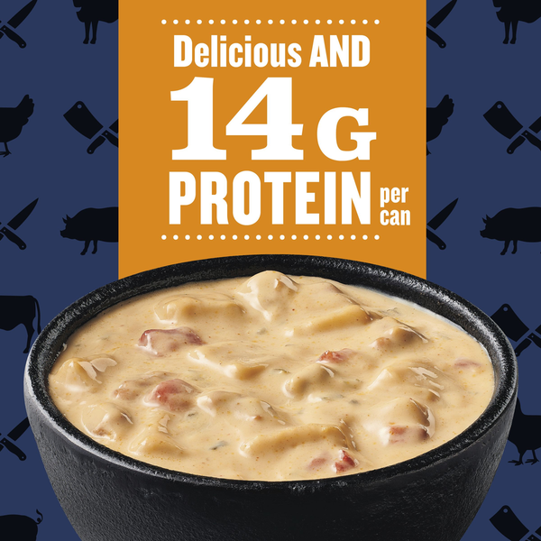 Progresso Pitmaster Sausage and Beer Cheese with Potatoes Canned Soup