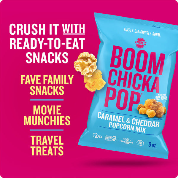 Angie's BOOMCHICKAPOP Caramel & Cheddar Popcorn Mix