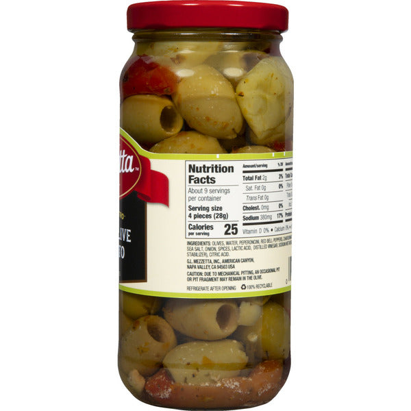 Mezzetta Napa Valley Bistro™ Italian Olive Antipasto With Chardonnay & Herbs