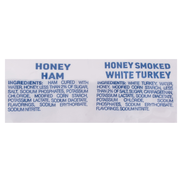 Land O’Frost Sub Sandwich Kit, Honey Ham & Turkey, Vacuum Packed