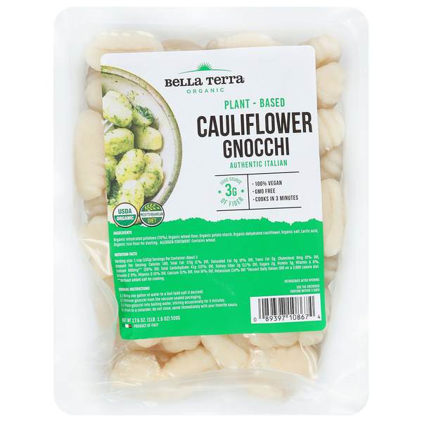 Racconto Bella Terra Cauliflower Gnocchi, Plant-Based