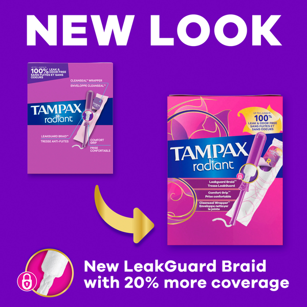 TAMPAX Tampons, Regular/Super/Super Plus