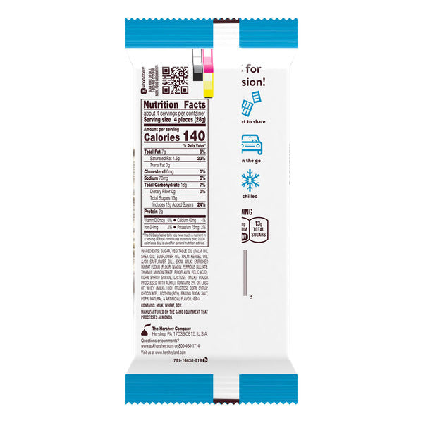 Hershey's Cookies 'n' Creme XL, Candy Bar, 4 oz (16 Pieces)