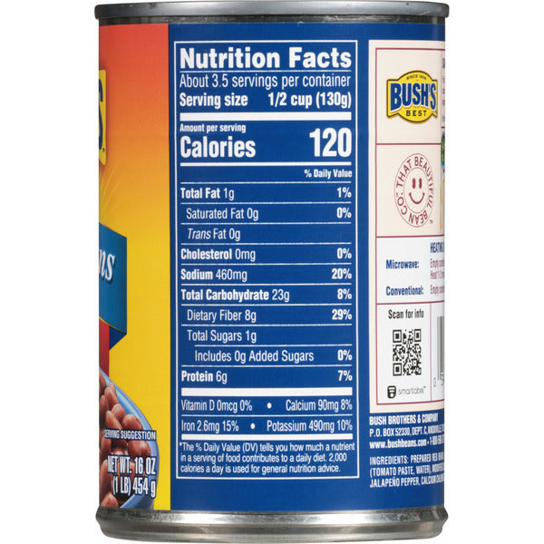 Bush's Best Red Beans in a Hot Chili Sauce
