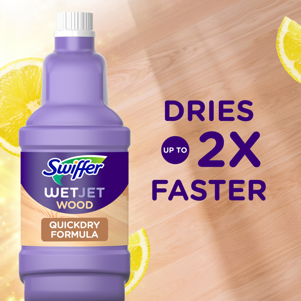 Swiffer WetJet Quickdry Formula Wood Floor Cleaner
