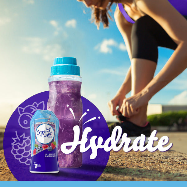 Crystal Light Blueberry Raspberry Naturally Flavored Drink Mix