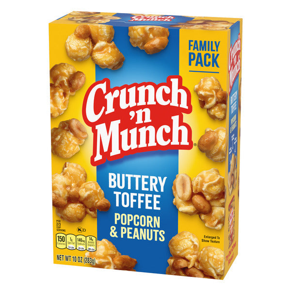 Crunch ‘n Munch Buttery Toffee Popcorn with Peanuts