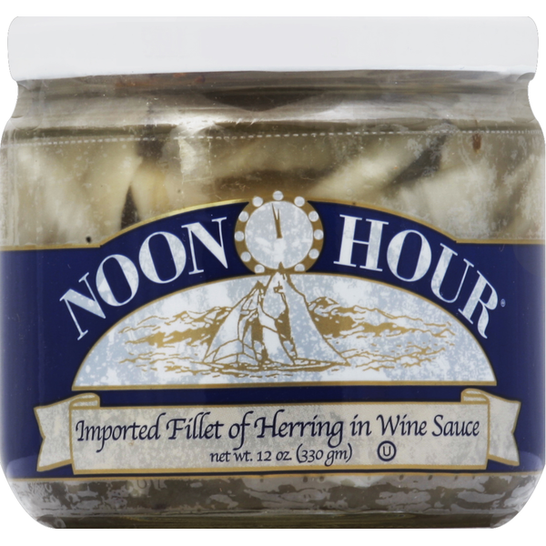 Noon Hour Fillet of Herring, Imported, in Wine Sauce