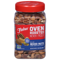 Fisher Mixed Nuts, Deluxe, with Sea Salt, Oven Roasted