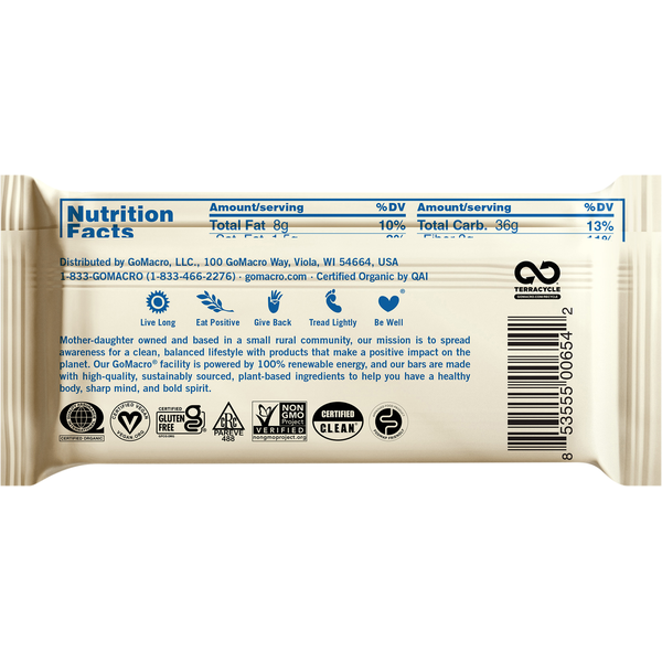 GoMacro Oatmeal Chocolate Chip MacroBar