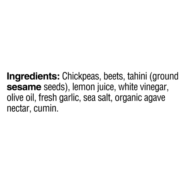 Hummus Goodness  Beetz Hummus, Seed Oil Free