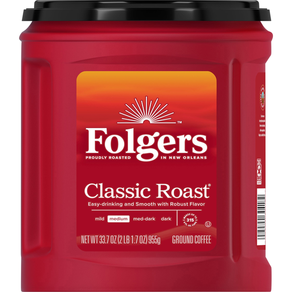 Folgers Ground Medium Classic Roast Coffee