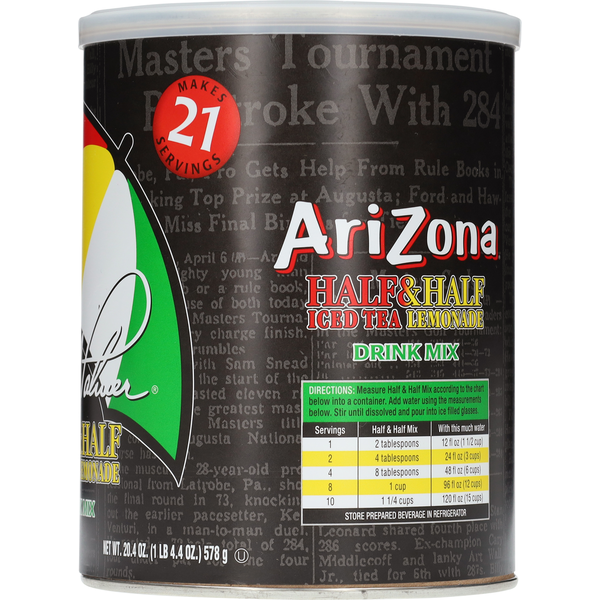 AriZona Half & Half Iced Tea Lemonade Drink Mix